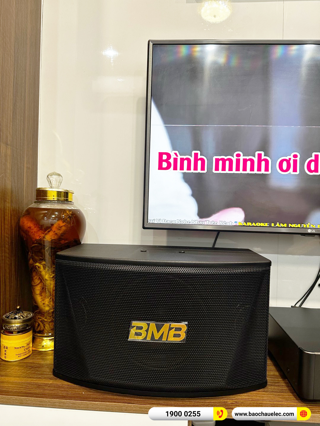 Lắp đặt d&agrave;n karaoke BMB gần 21tr cho chị Quy&ecirc;n tại H&agrave; Nội 