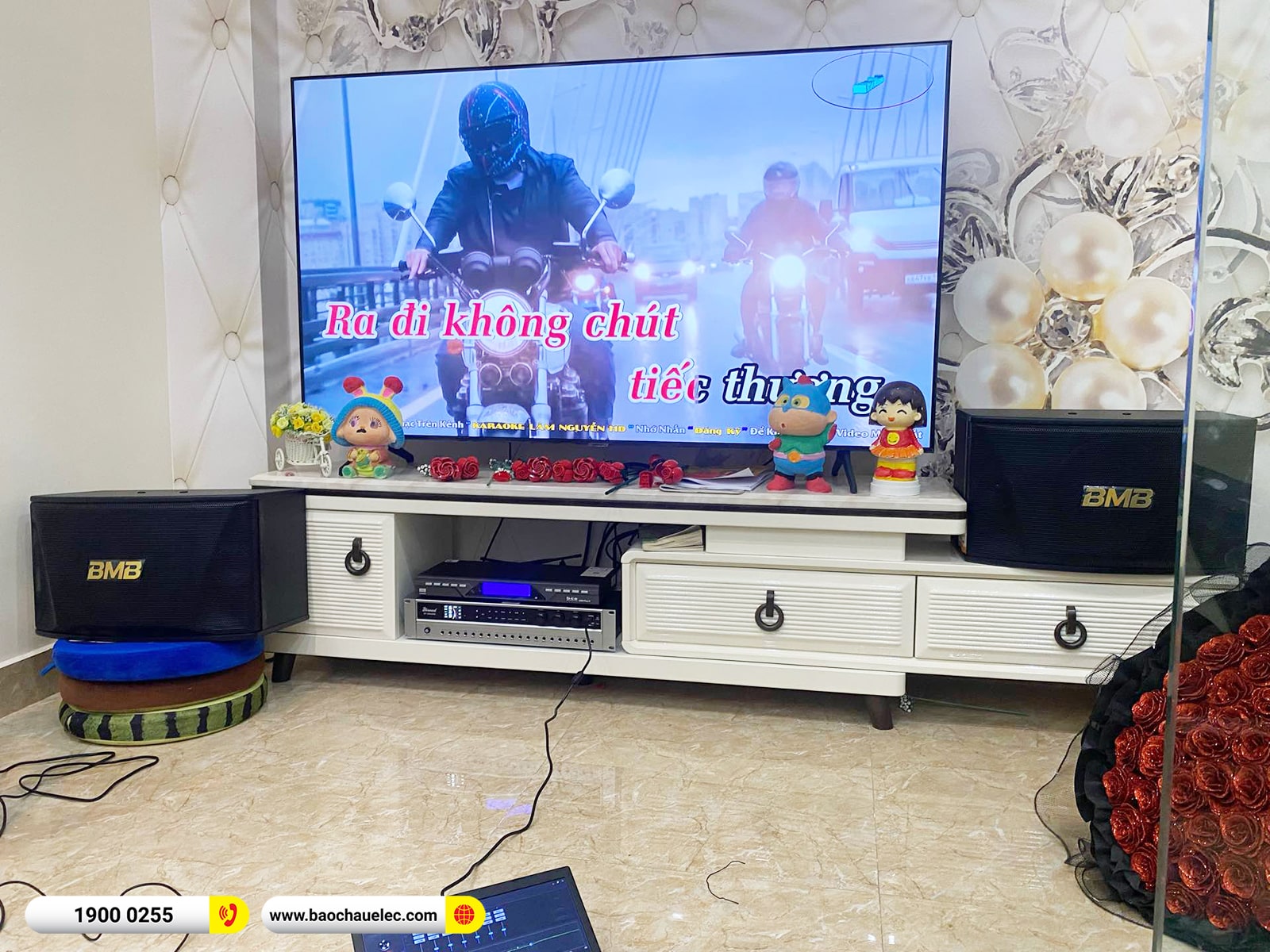 Lắp đặt dàn karaoke BMB gần 22tr cho chị Thư tại Hải Phòng