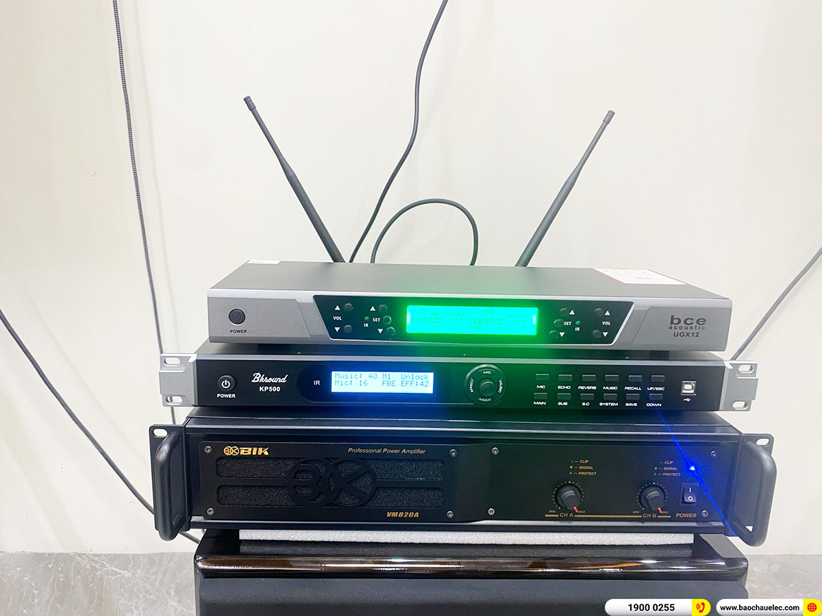 Lắp đặt d&agrave;n karaoke BMB gần 53tr cho ch&uacute; Cừ ở TPHCM