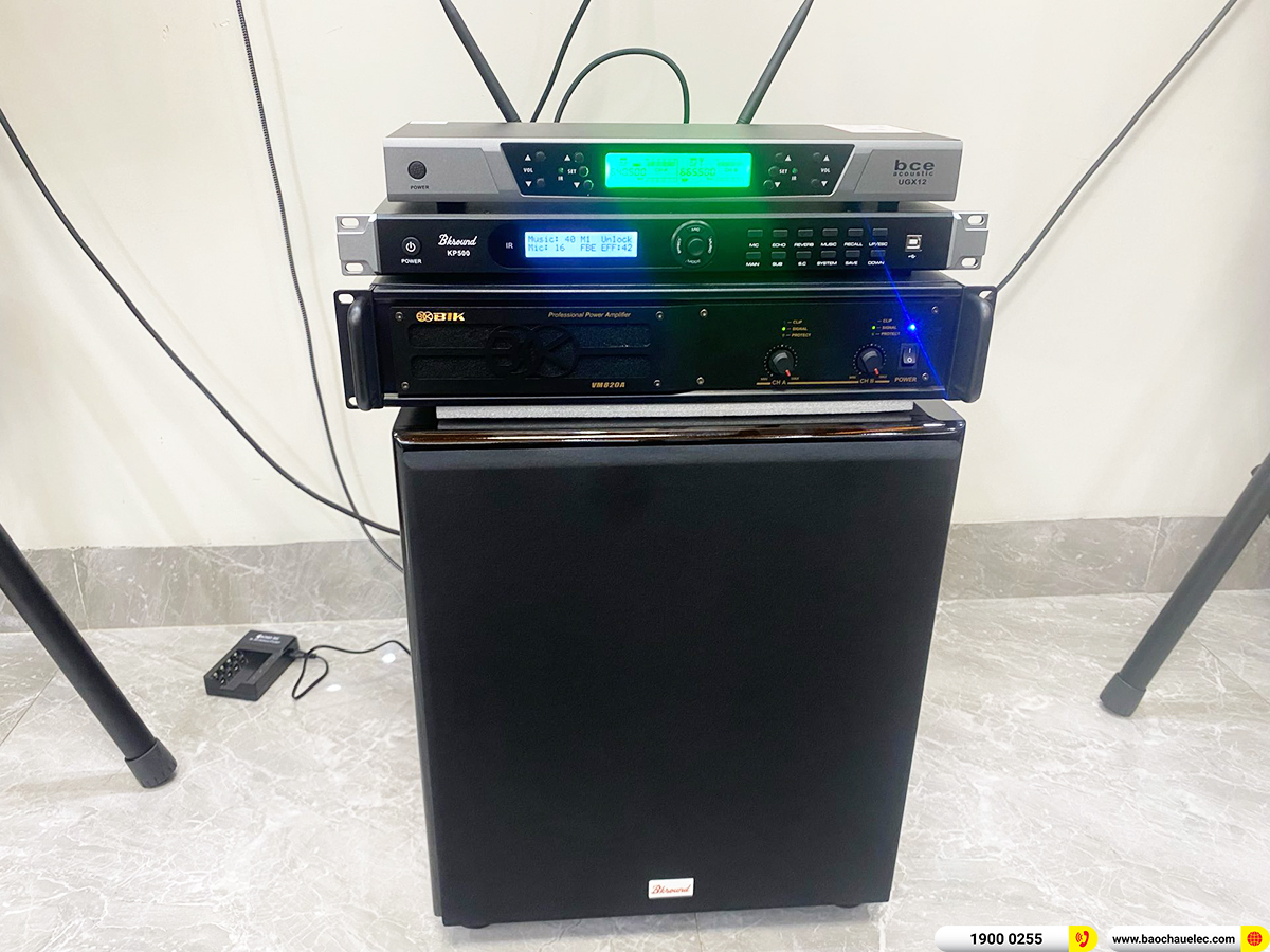 Lắp đặt d&agrave;n karaoke BMB gần 53tr cho ch&uacute; Cừ ở TPHCM