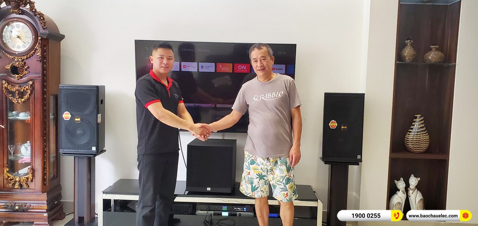 Lắp đặt d&agrave;n karaoke BMB hơn 51tr cho ch&uacute; Dũng tại H&agrave; Nội