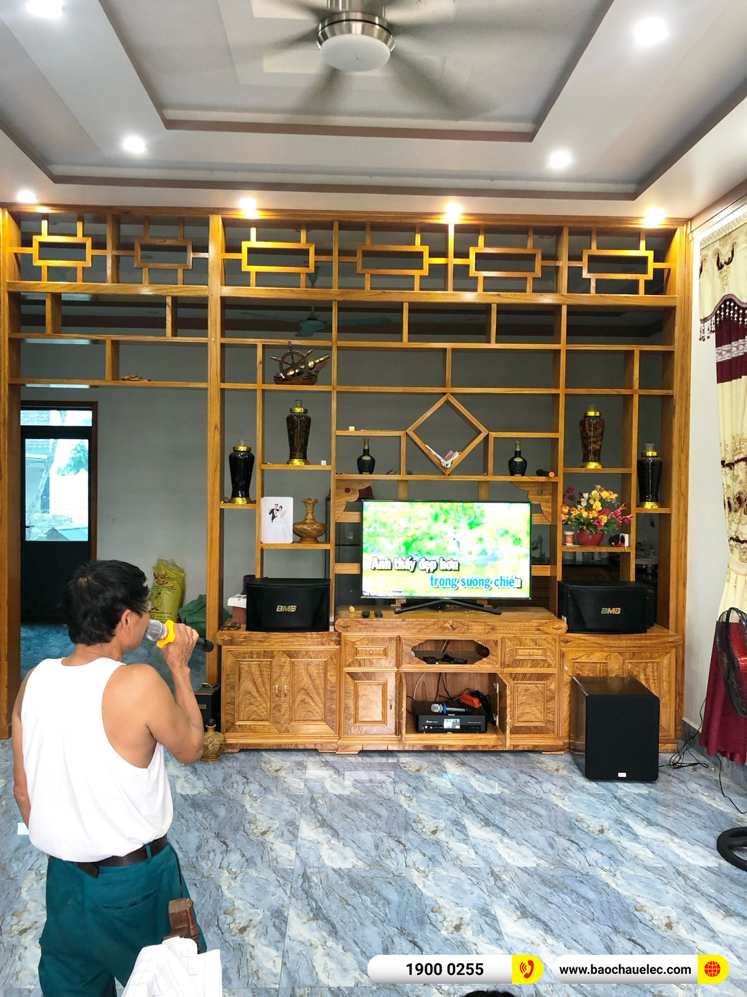 Lắp đặt d&agrave;n karaoke BMB hơn 28tr cho ch&uacute; Lục tại Vĩnh Ph&uacute;c