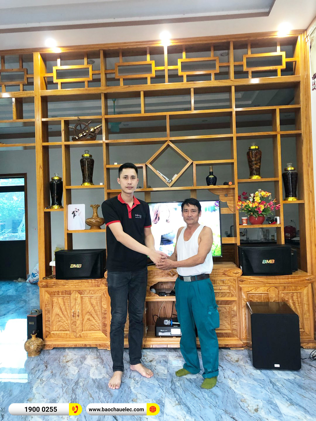 Lắp đặt d&agrave;n karaoke BMB hơn 28tr cho ch&uacute; Lục tại Vĩnh Ph&uacute;c