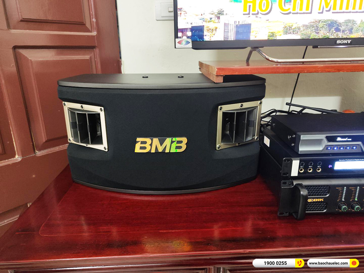 Lắp đặt d&agrave;n karaoke BMB gần 30tr cho c&ocirc; C&uacute;c tại H&agrave; Nội