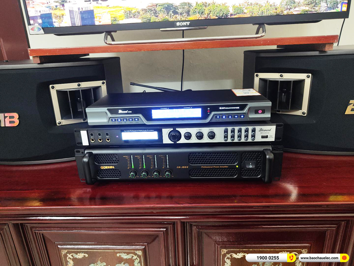 Lắp đặt d&agrave;n karaoke BMB gần 30tr cho c&ocirc; C&uacute;c tại H&agrave; Nội