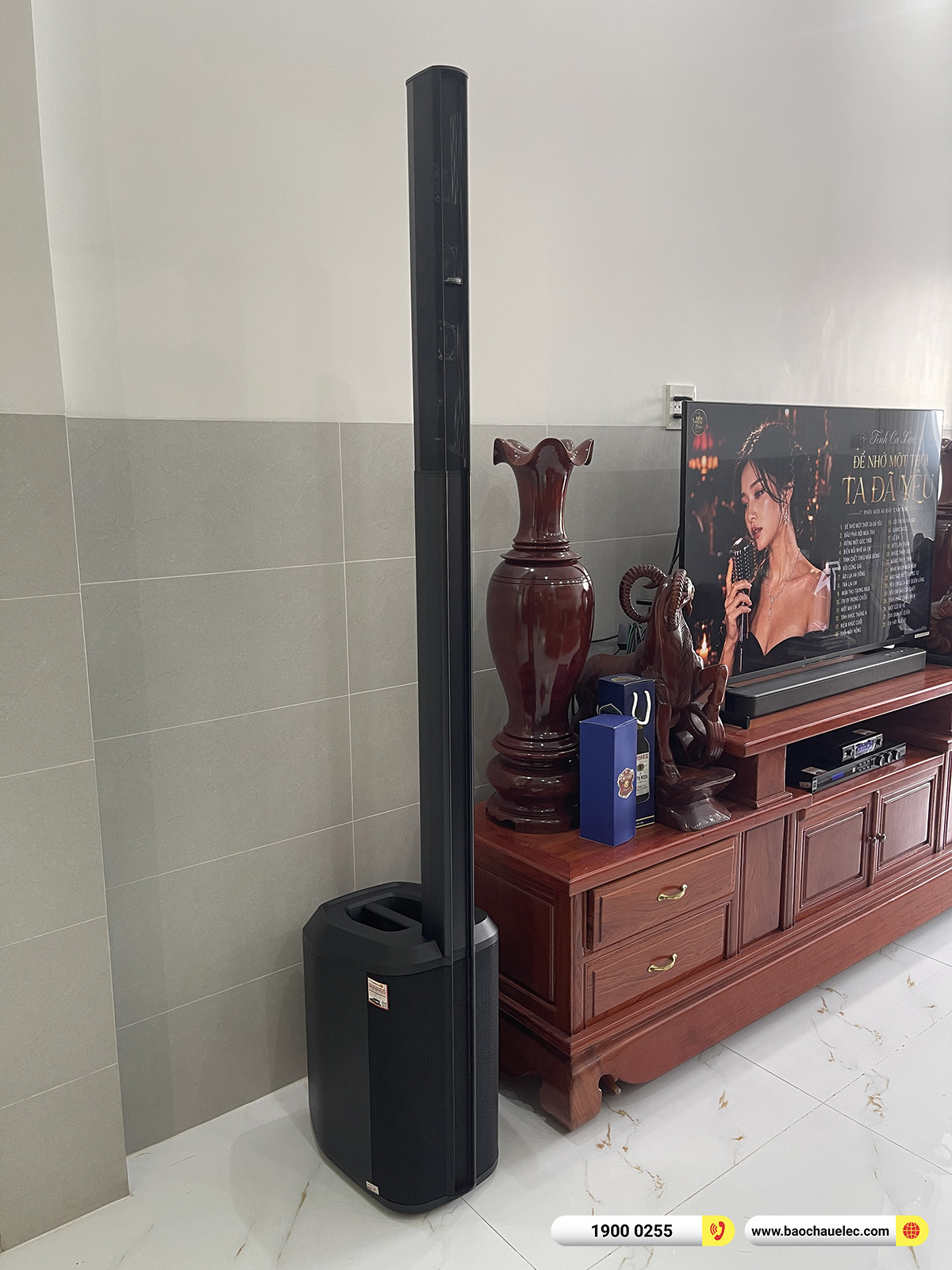 Lắp đặt d&agrave;n karaoke di động Bose hơn 40tr cho anh Đo&agrave;n tại Cần Thơ