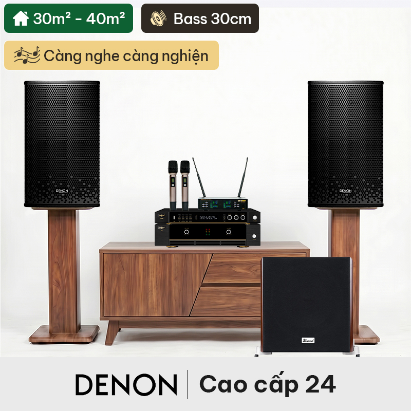 Dàn karaoke cao cấp Denon Nhật 24