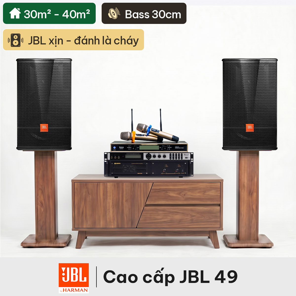 Dàn karaoke cao cấp JBL 49
