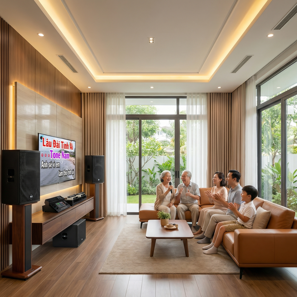 Dàn karaoke cao cấp RCF 18