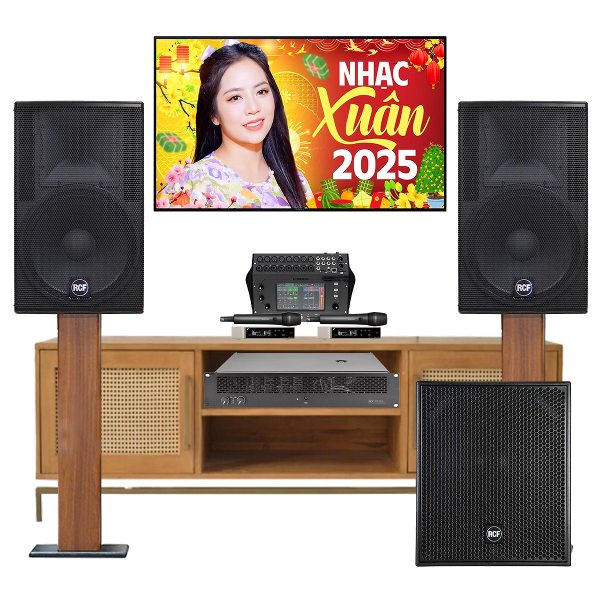 Dàn karaoke cao cấp RCF 18