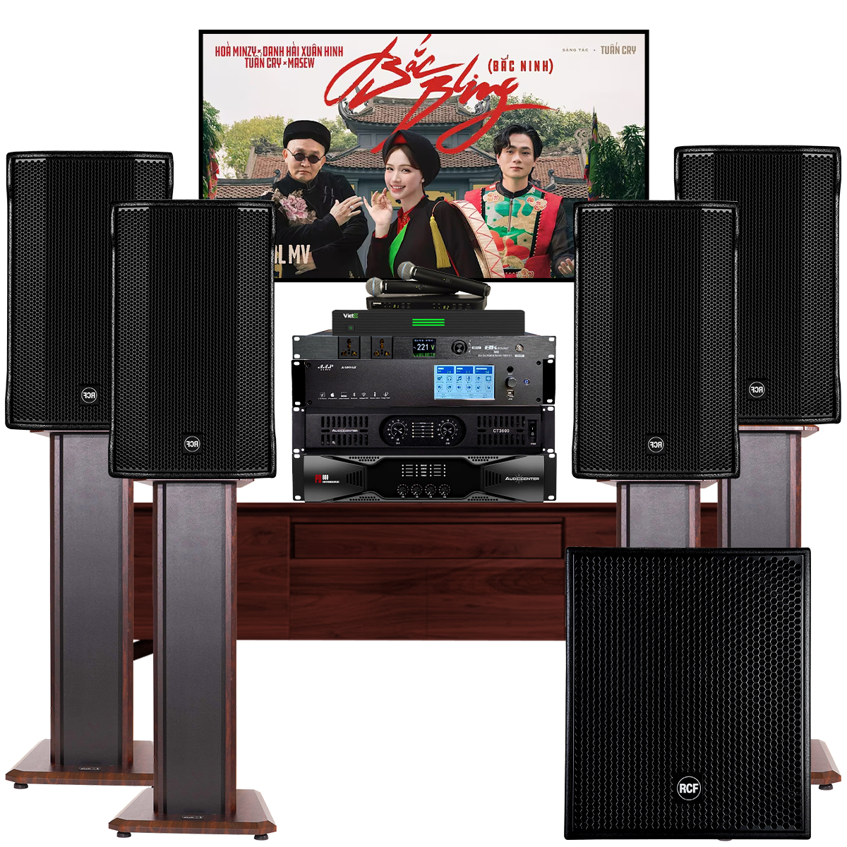 Dàn karaoke cao cấp RCF 19