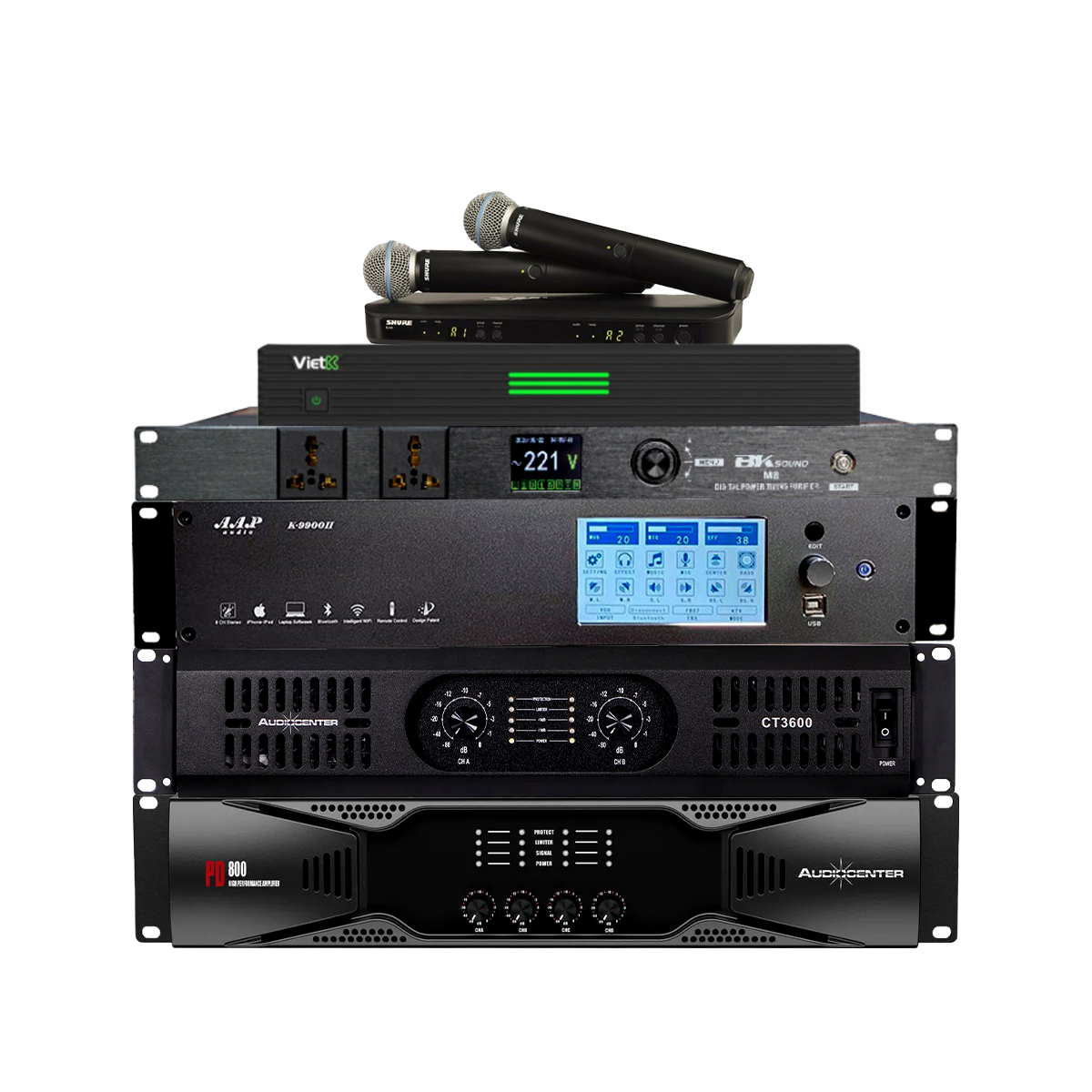 Dàn karaoke cao cấp RCF 19