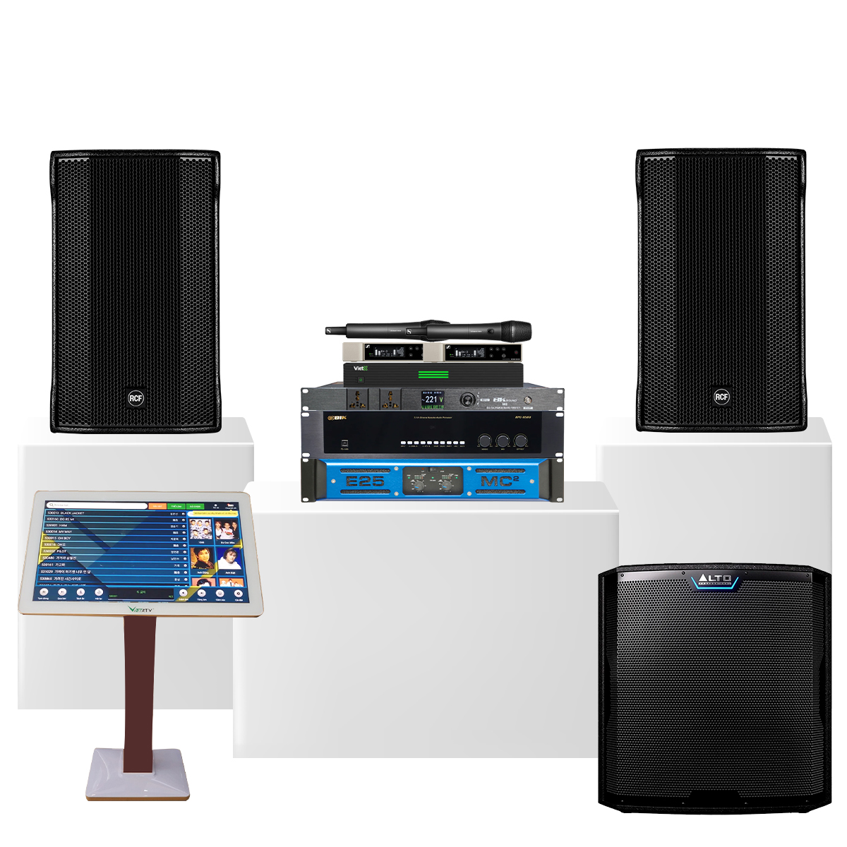 Dàn karaoke cao cấp RCF 22