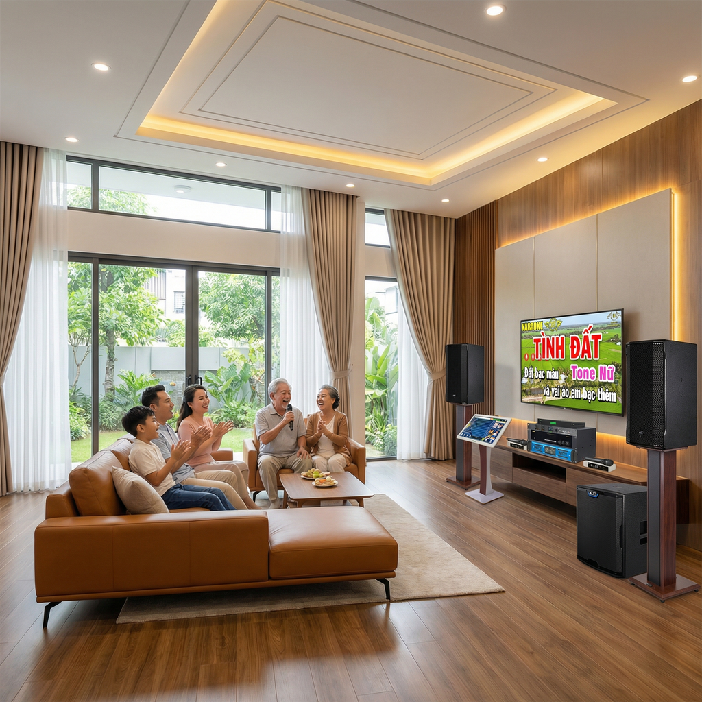 Dàn karaoke cao cấp RCF 22