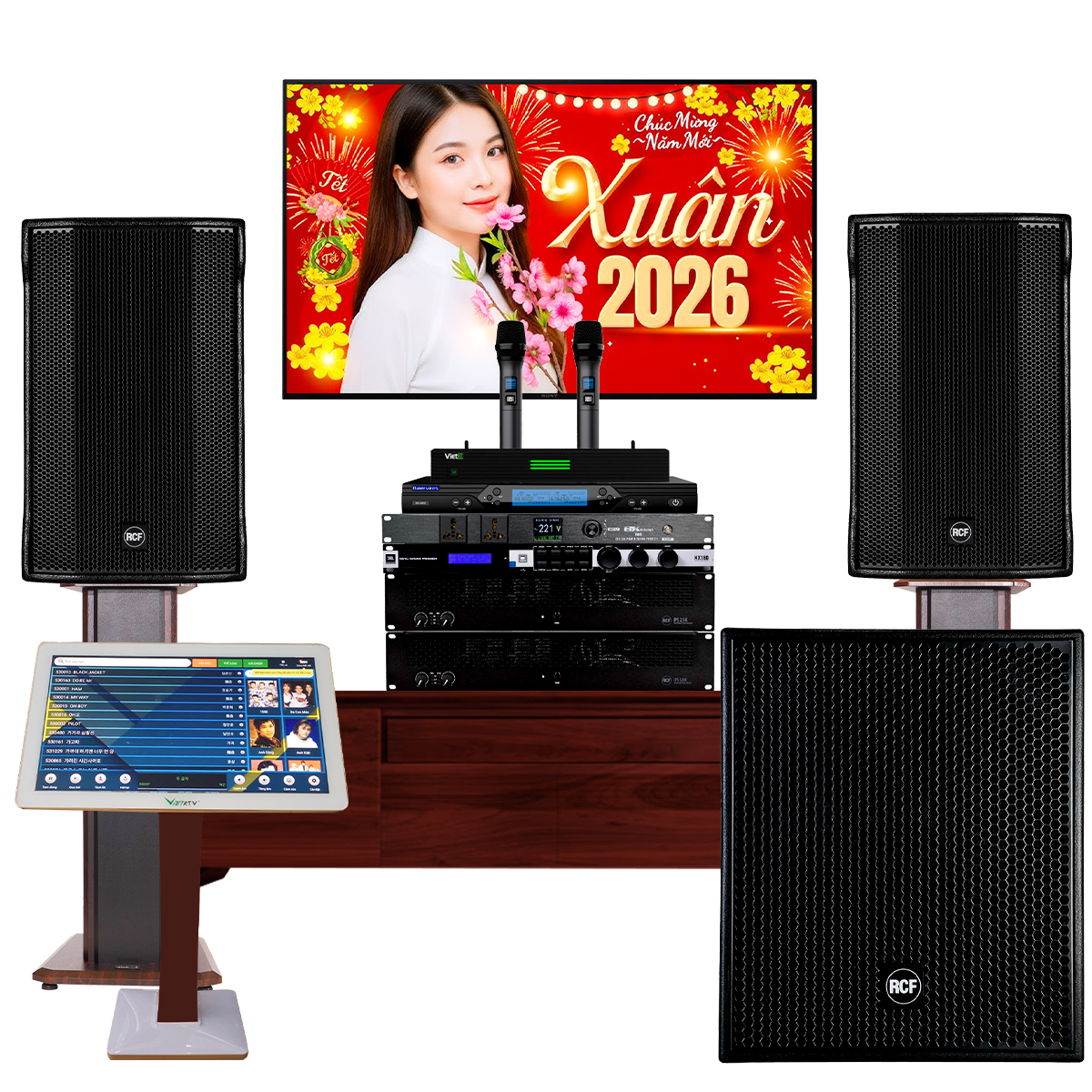 Dàn karaoke cao cấp RCF 23