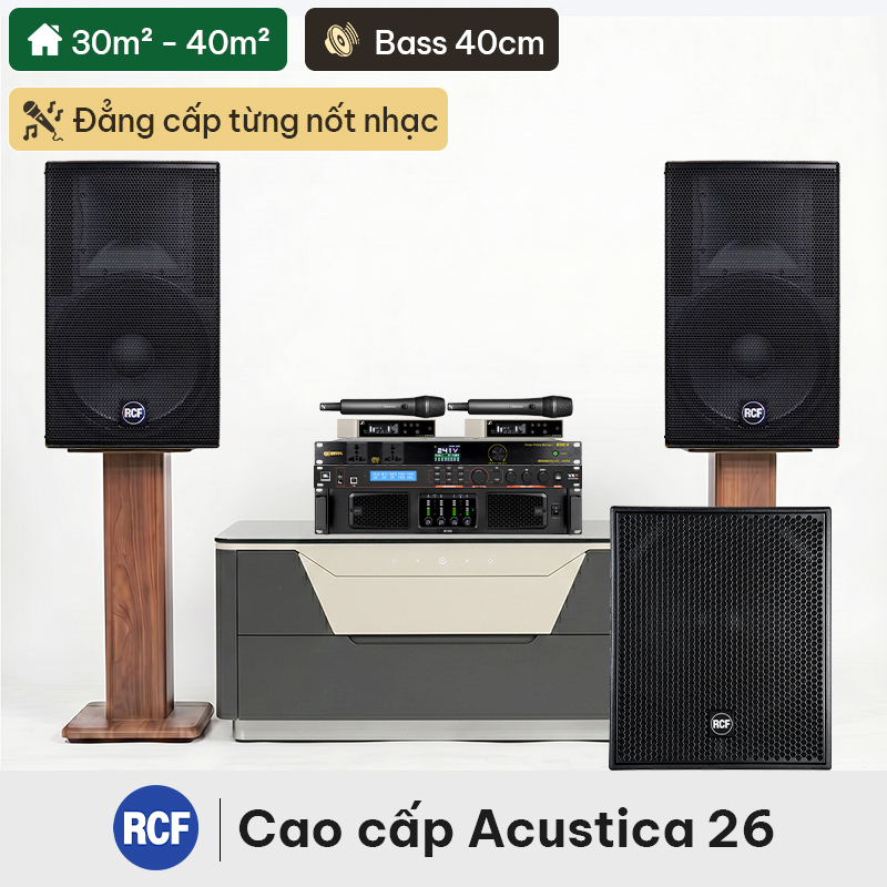 Dàn karaoke cao cấp RCF Acustica 26