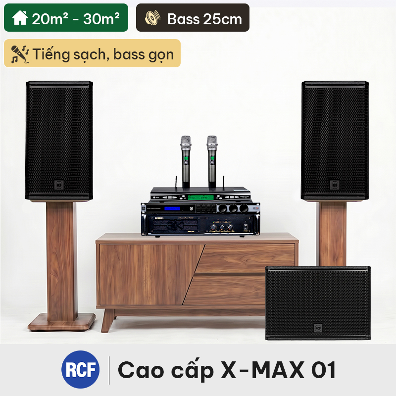 Dàn karaoke cao cấp RCF X-MAX 01