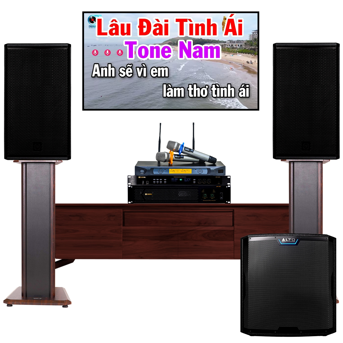 Dàn karaoke cao cấp RCF X-MAX 02