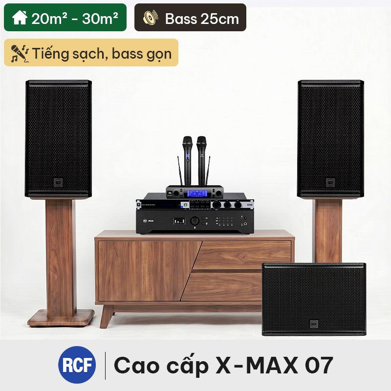 Dàn karaoke cao cấp RCF X-MAX 07