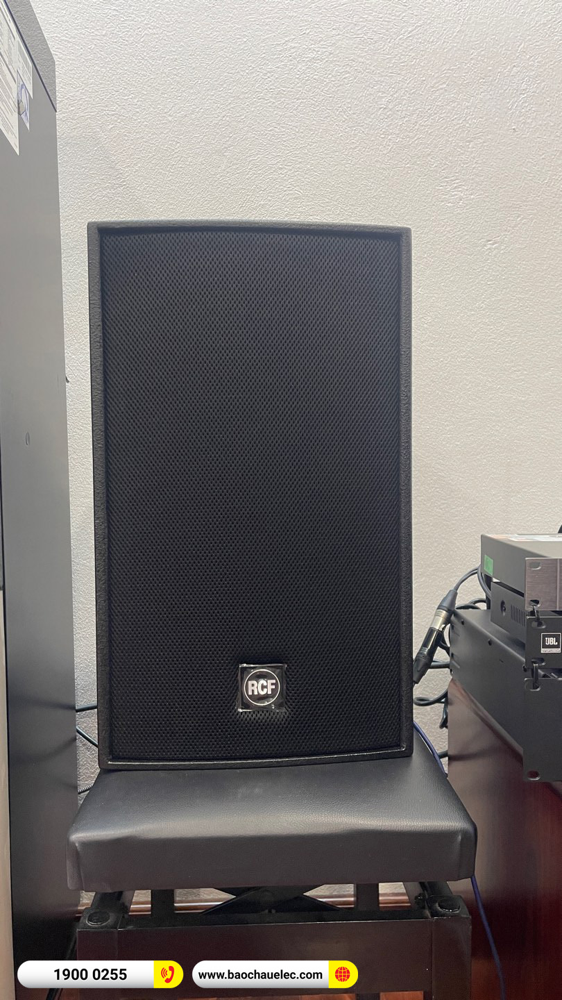 Lắp đặt d&agrave;n karaoke RCF hơn 107tr cho chị H&agrave; tại H&agrave; Nội 