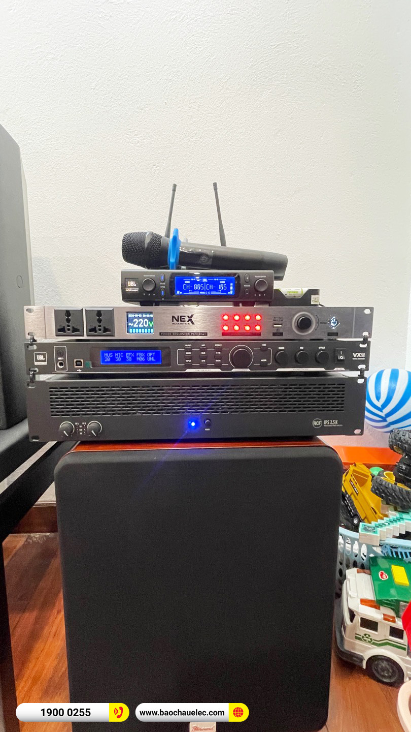 Lắp đặt d&agrave;n karaoke RCF hơn 107tr cho chị H&agrave; tại H&agrave; Nội 