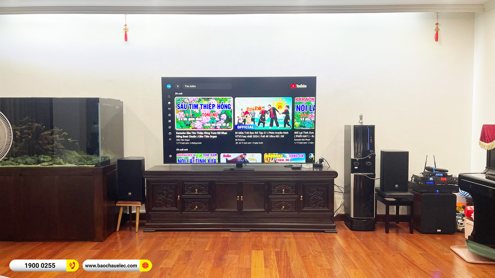 Lắp đặt d&agrave;n karaoke RCF hơn 107tr cho chị H&agrave; tại H&agrave; Nội 