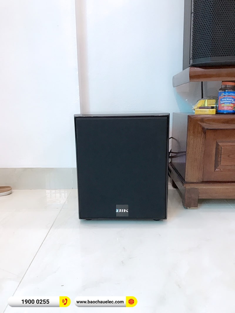 Lắp đặt d&agrave;n karaoke BIK hơn 40tr cho chị H&agrave; tại Nam Định (BIK BSP 412II, BPA-6200, BPR-5600, BJ-W25AV, BJ-U500)