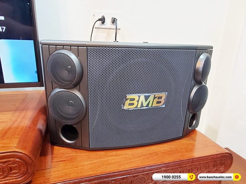 Lắp đặt d&agrave;n karaoke BMB gần 33tr cho chị Hải tại H&agrave; Nội (BMB 880SE, Denon Pro DP-N1600, SW512C)