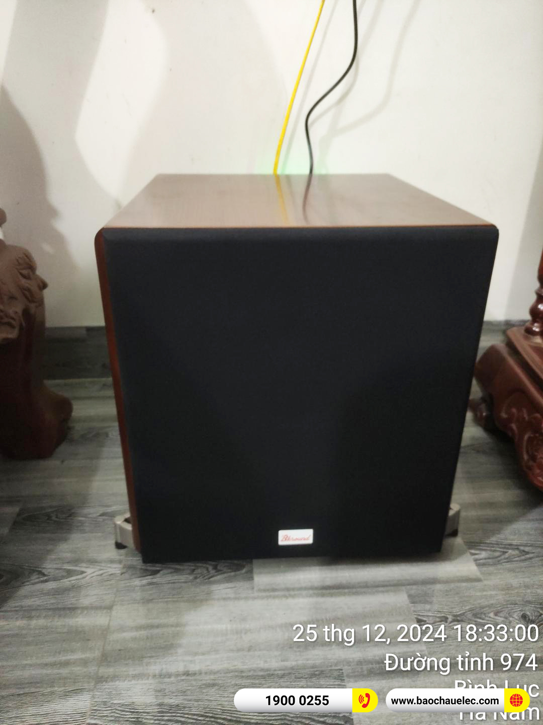 Lắp đặt d&agrave;n karaoke Denon hơn 32tr cho chị Hằng tại H&agrave; Nam