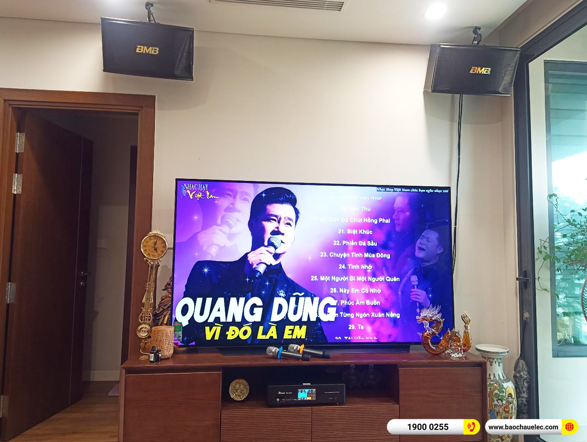 Lắp đặt d&agrave;n karaoke BMB gần 23tr cho chị Hằng tại H&agrave; Nội