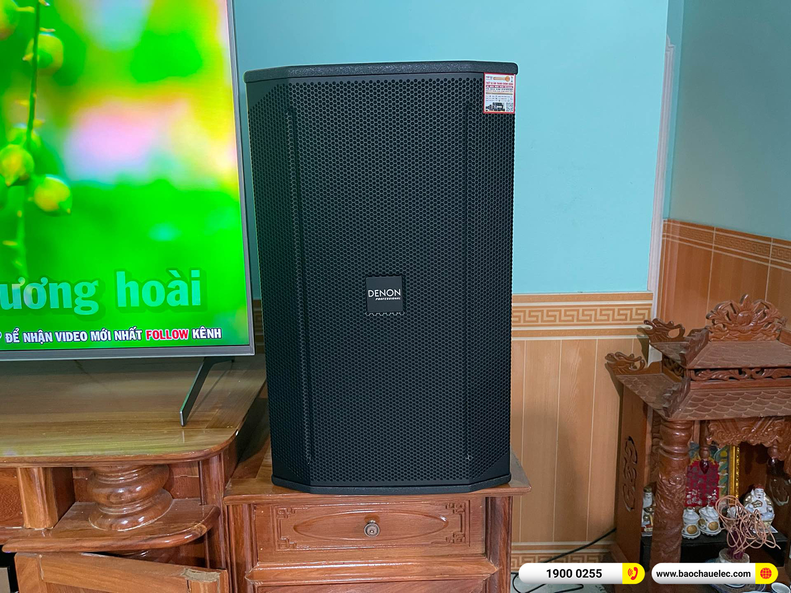 Lắp đặt d&agrave;n karaoke Denon hơn 52tr cho chị Hạnh tại Đồng Nai 
