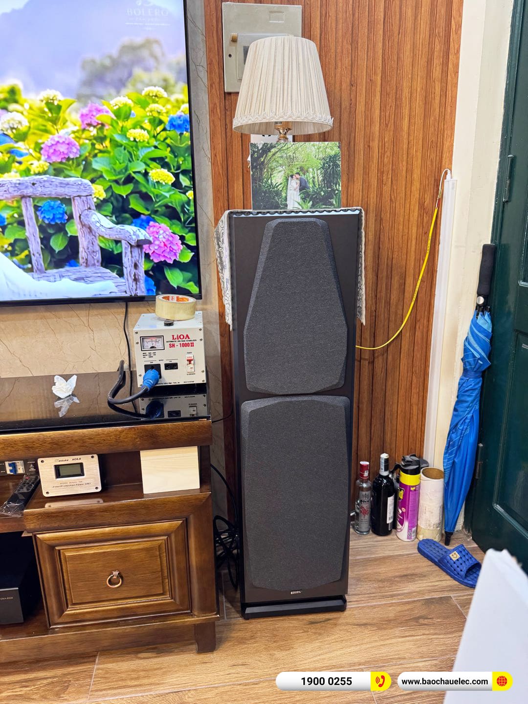 Lắp đặt d&agrave;n karaoke, nghe nhạc BIK hơn 20tr cho chị Hạnh tại H&agrave; Nội 