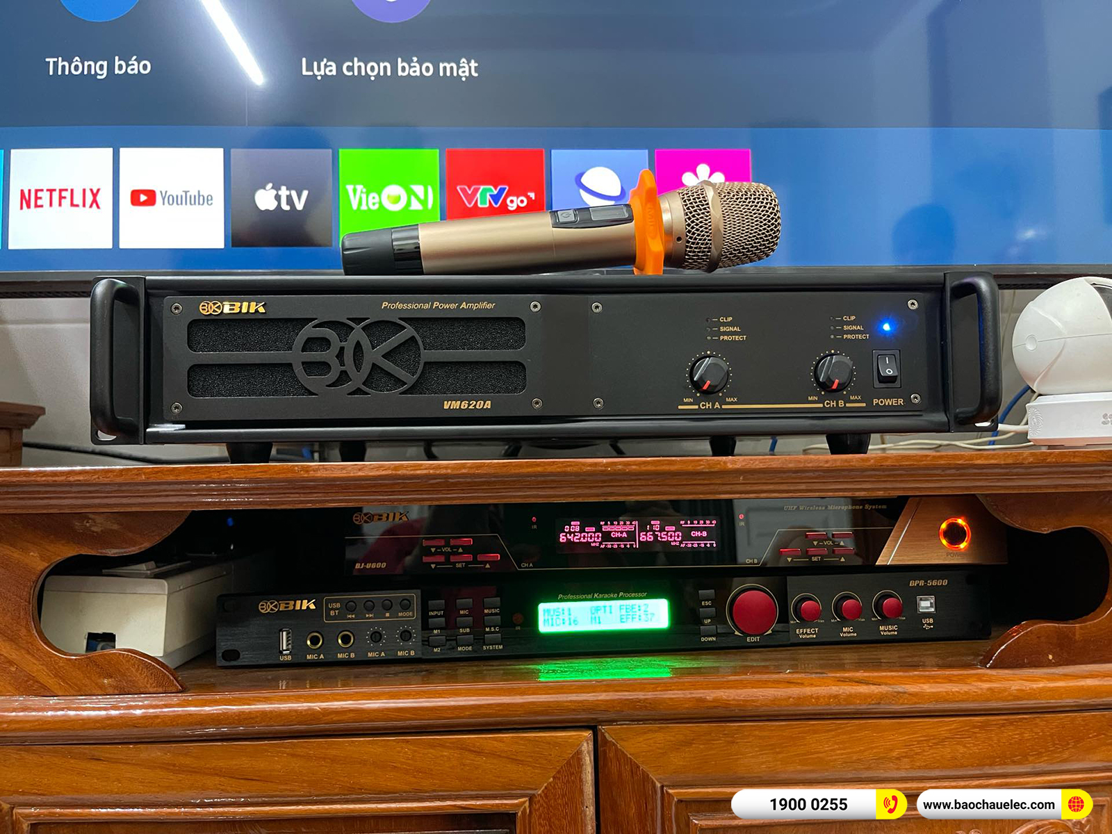 Lắp đặt d&agrave;n karaoke BIK gần 47tr cho chị Hi&ecirc;n tại Đồng Nai