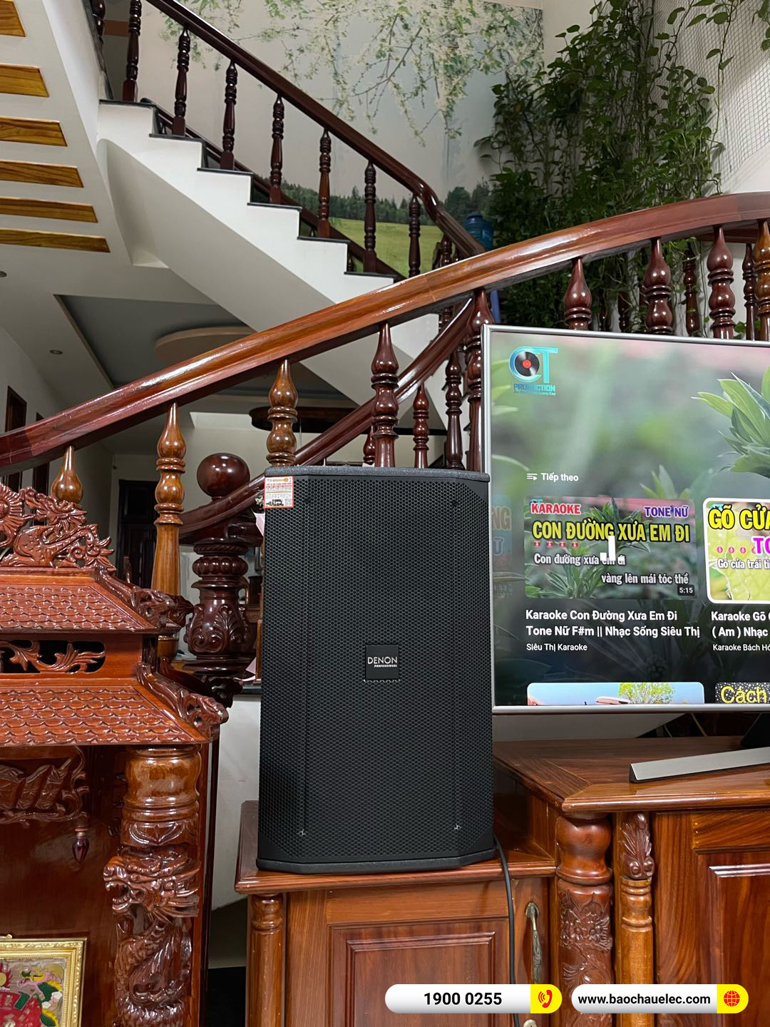 Lắp đặt d&agrave;n karaoke Denon hơn 54tr cho chị Hồng tại Đồng Nai
