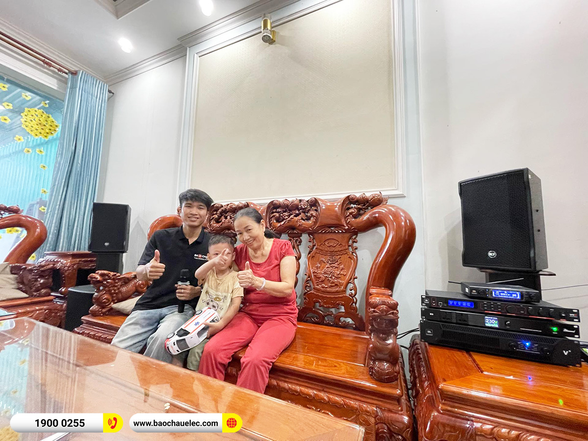 Lắp đặt d&agrave;n karaoke RCF hơn 117tr cho chị Huyền tại Đồng Nai 