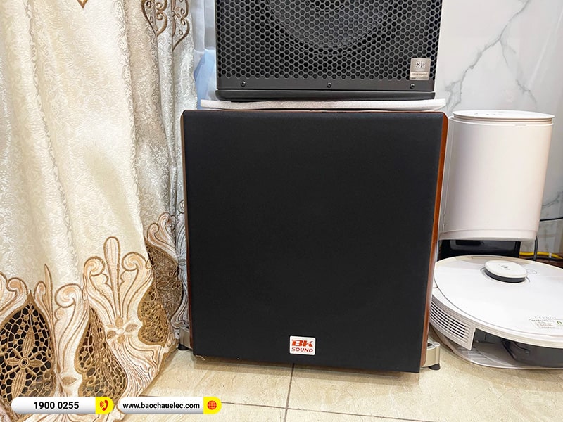 Lắp đặt d&agrave;n karaoke BMB hơn 50tr cho chị Linh tại H&agrave; Nội (BMB 1210SE, CA-J602, KSP-50, SW512C, BJ-U500, PGA58-QTR)