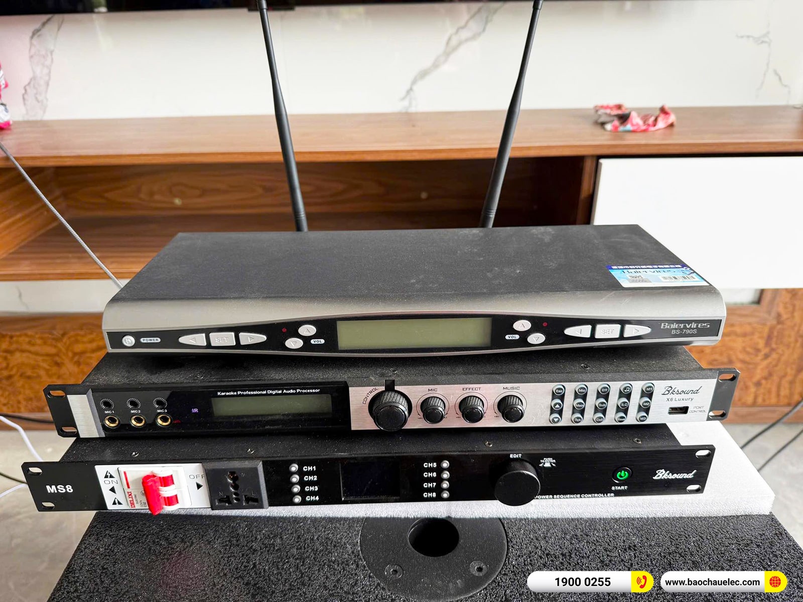 Lắp đặt dàn karaoke Audiocenter hơn 48tr cho chị Lương tại Thái Nguyên