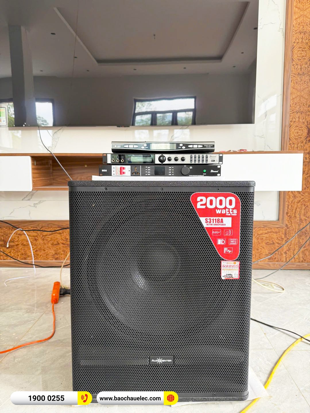 Lắp đặt dàn karaoke Audiocenter hơn 48tr cho chị Lương tại Thái Nguyên
