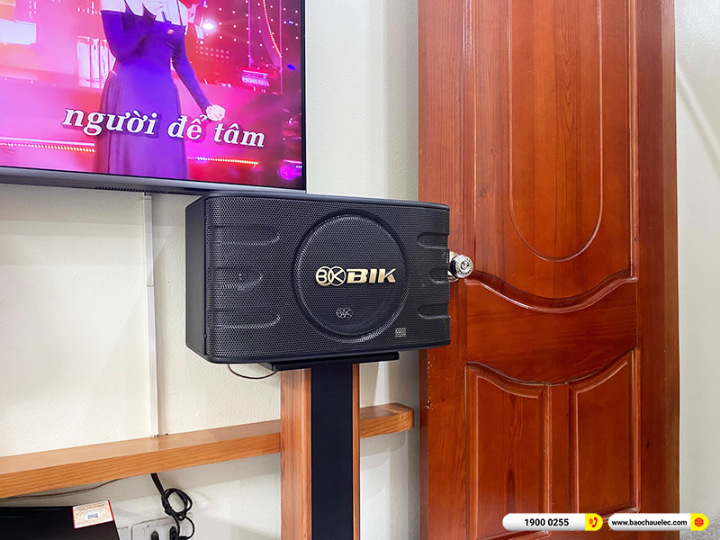 Lắp đặt d&agrave;n karaoke BIK hơn 20tr cho chị Ly tại H&agrave; Nội (BIK BJ-S668, BKSound DKA 6500, Jamo C910)