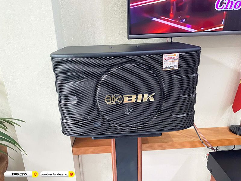 Lắp đặt d&agrave;n karaoke BIK hơn 20tr cho chị Ly tại H&agrave; Nội (BIK BJ-S668, BKSound DKA 6500, Jamo C910)