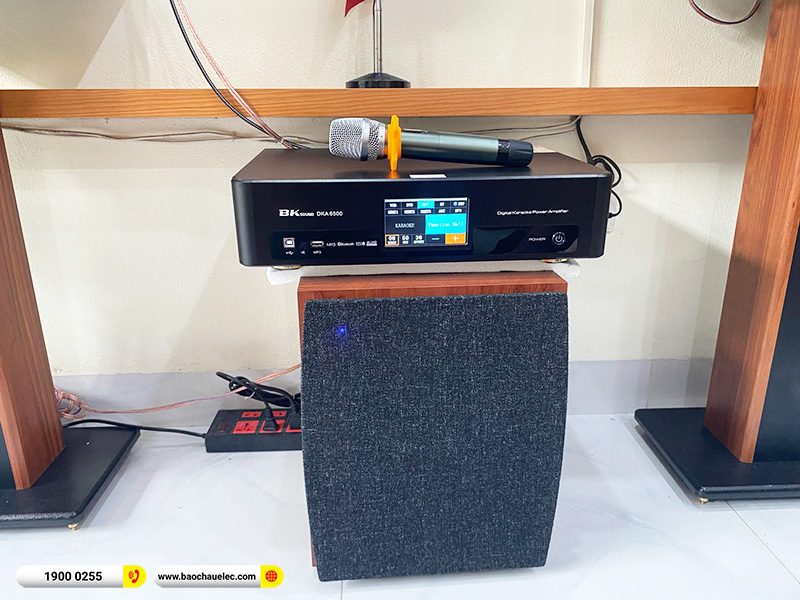 Lắp đặt d&agrave;n karaoke BIK hơn 20tr cho chị Ly tại H&agrave; Nội (BIK BJ-S668, BKSound DKA 6500, Jamo C910)