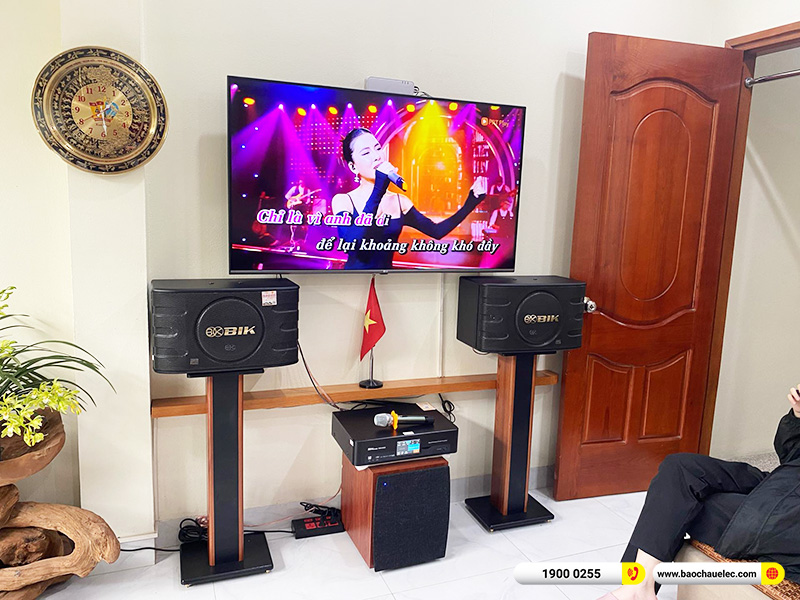 Lắp đặt d&agrave;n karaoke BIK hơn 20tr cho chị Ly tại H&agrave; Nội (BIK BJ-S668, BKSound DKA 6500, Jamo C910)