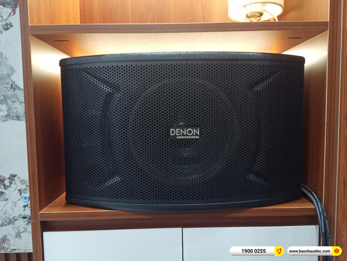 Lắp đặt d&agrave;n karaoke Denon hơn 20tr cho chị Mai tại H&agrave; Nội 