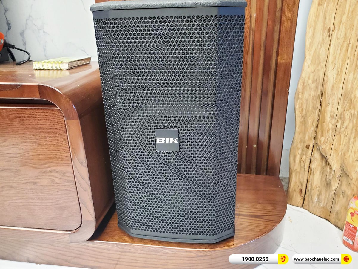 Lắp đặt d&agrave;n karaoke BIK hơn 31tr cho chị Nga tại H&agrave; Nội (BIK BSP 410II, VM620A, BPR-5600, BJ-U500)