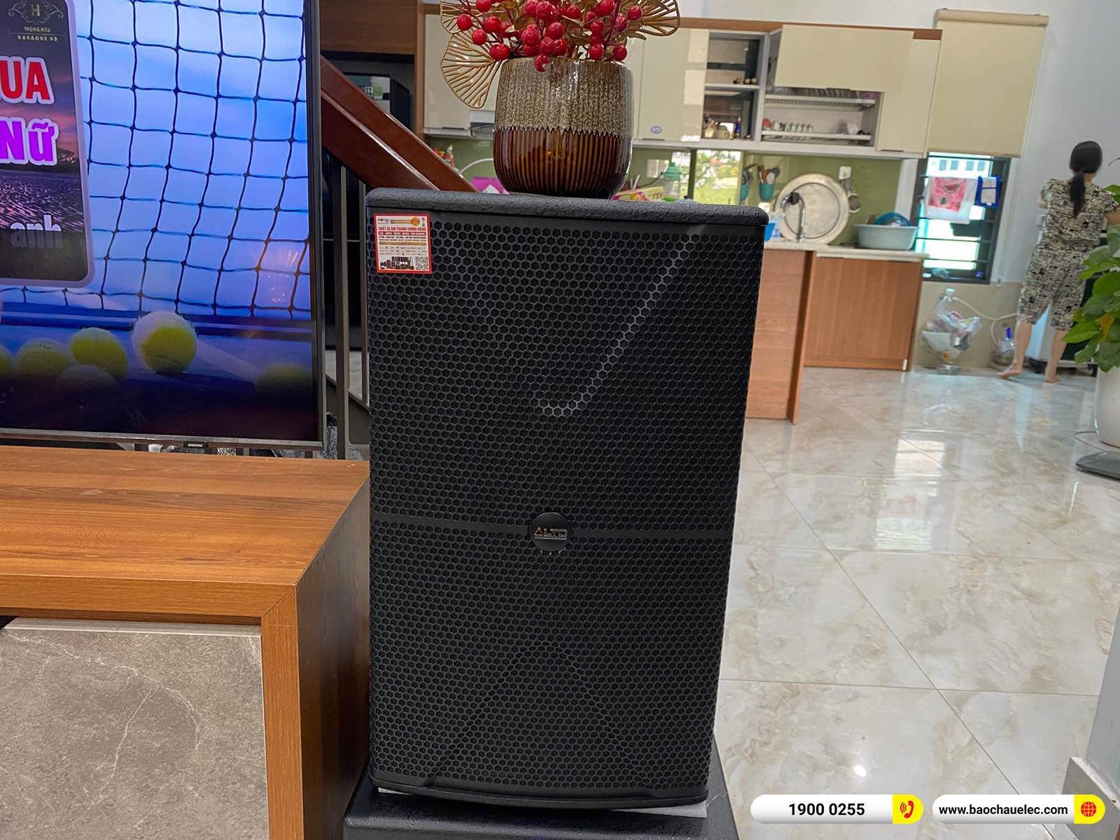 Lắp đặt d&agrave;n karaoke Alto gần 41tr cho chị Nga tại Hải Ph&ograve;ng