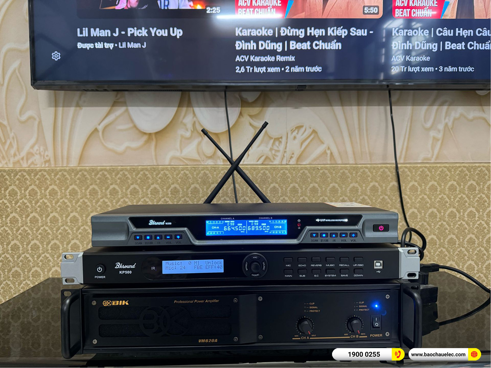 Lắp đặt d&agrave;n karaoke BIK gần 39tr cho chị Ng&acirc;n tại Đ&agrave; Nẵng 