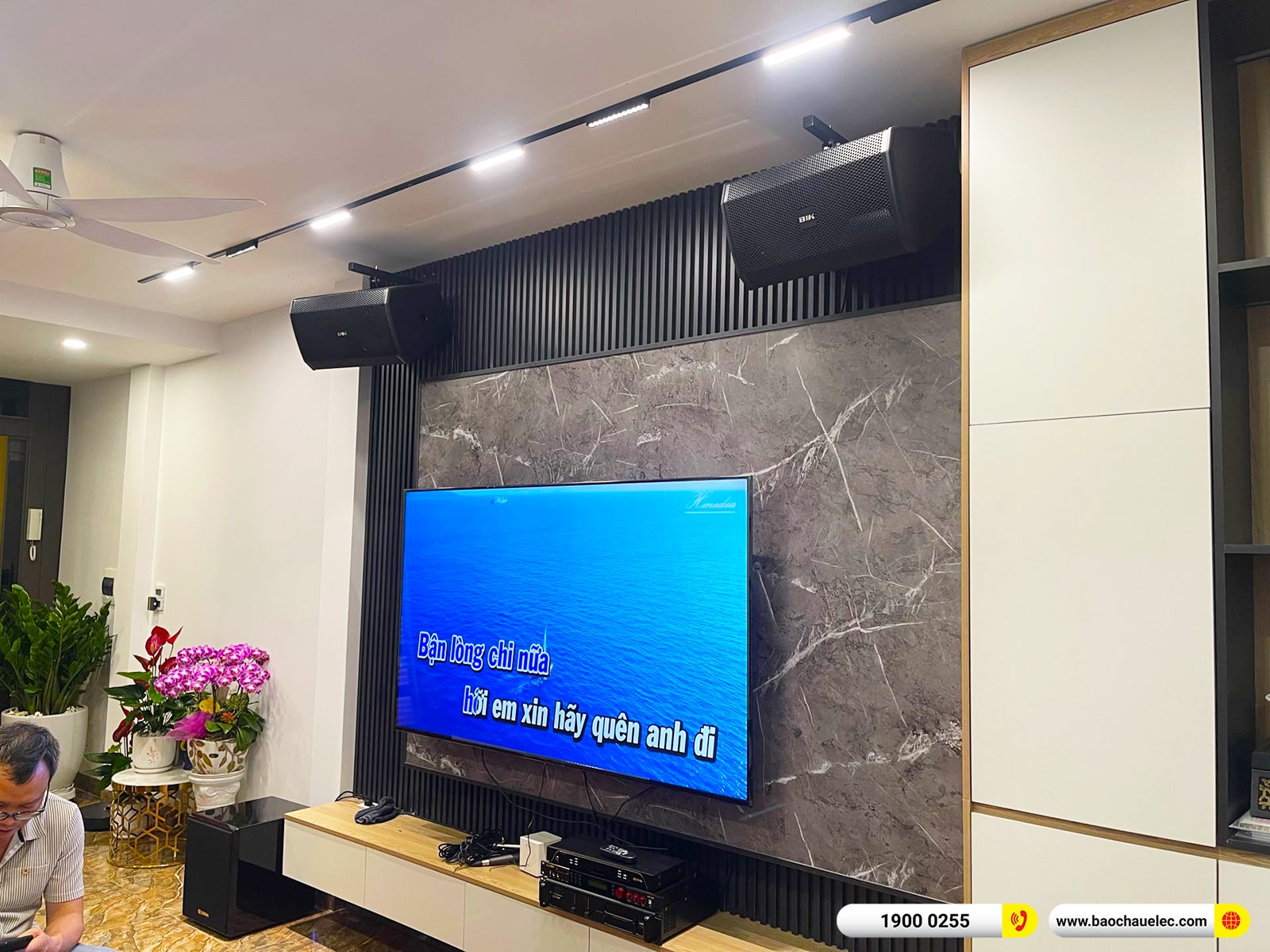 Lắp đặt dàn karaoke BIK hơn 38tr cho chị Nguyên tại Hà Nội