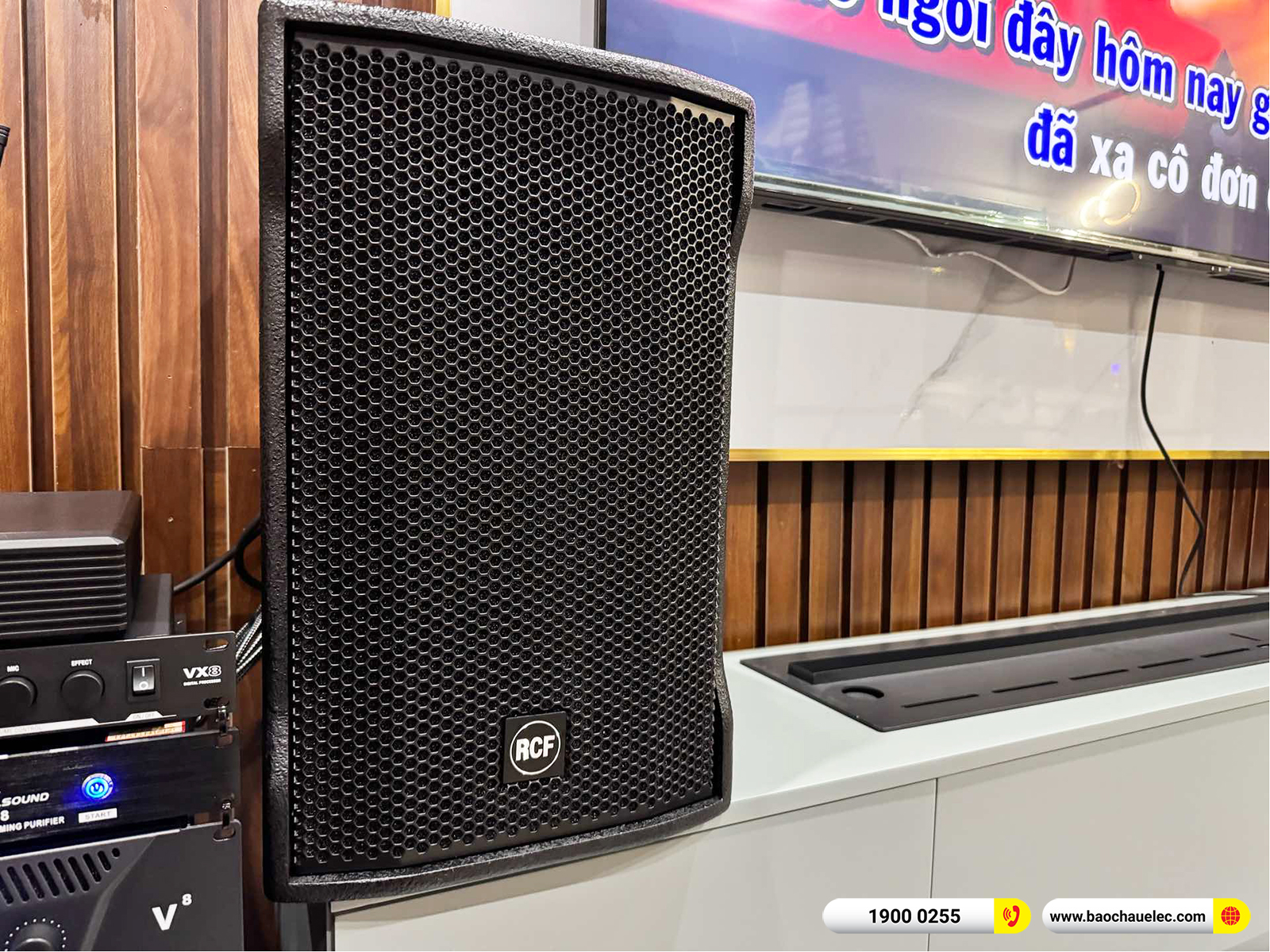 Lắp đặt dàn karaoke RCF hơn 113tr cho chị Nhung tại Hà Nội