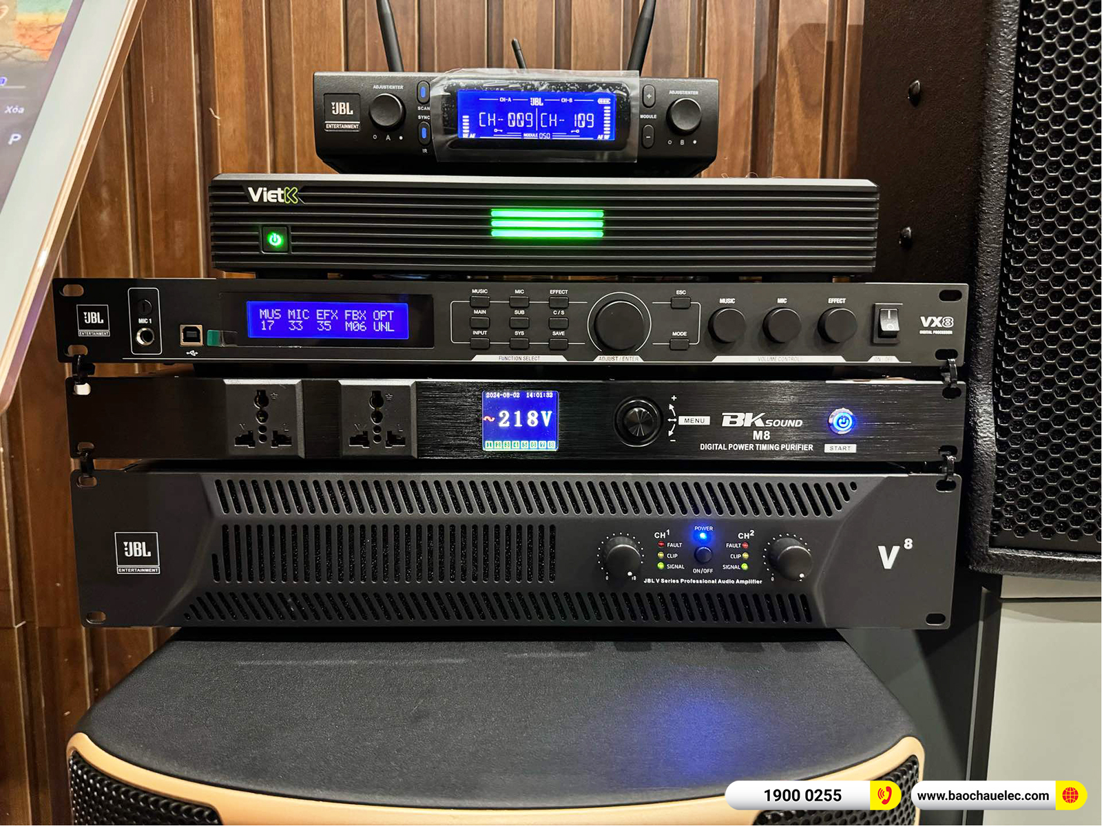 Lắp đặt dàn karaoke RCF hơn 113tr cho chị Nhung tại Hà Nội
