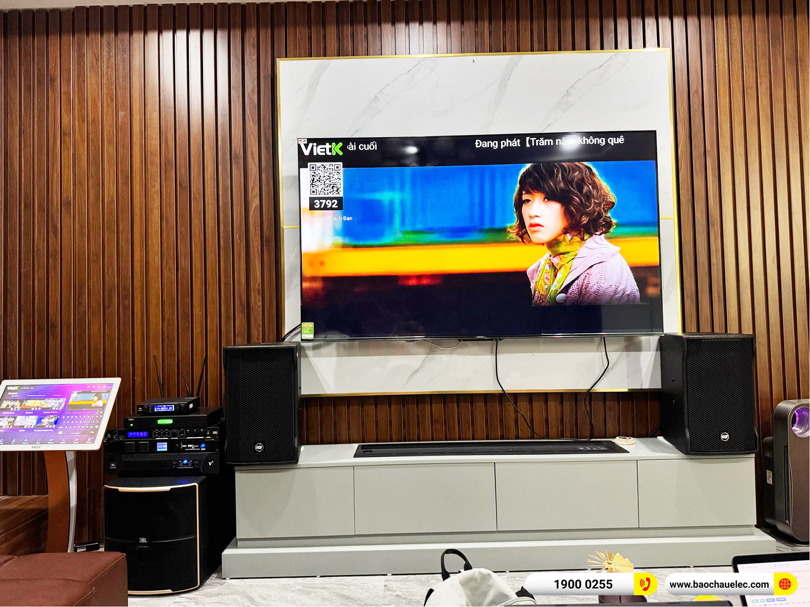 Lắp đặt dàn karaoke RCF hơn 113tr cho chị Nhung tại Hà Nội